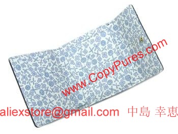 LOUIS VUITTON　ルイヴィトン　モノグラム・フルリ　LV　フラワー・モチーフ　ヴィオレ　Wホック財布　ポルトフォイユ・エリーズ　M60236